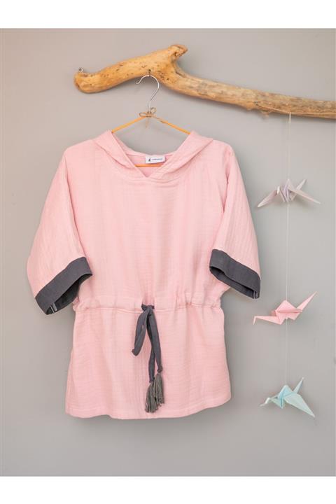 Mamanne Collection 3 Katlı Müslin Çocuk Panço