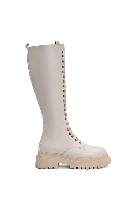 Sole Sisters Düz Çizme Bej - Lınnıe