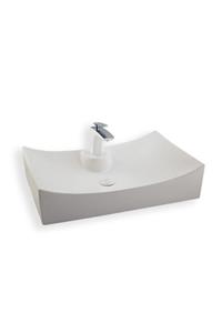 LENA E-4145 Tezgah Üstü Porselen Lavabo