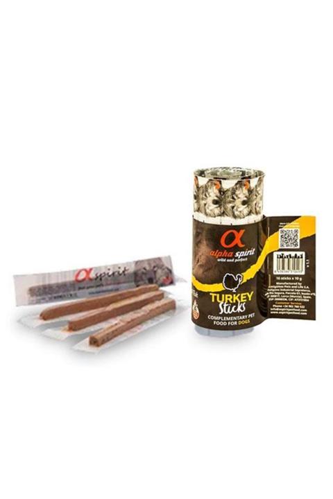 Alpha Spirit Hindili Sticks Köpek Ödülü 10 Gr 16 Lı