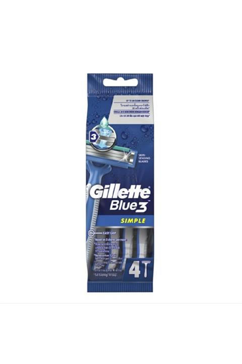 Gillette Blue 3 Simple 4'lü Poşet