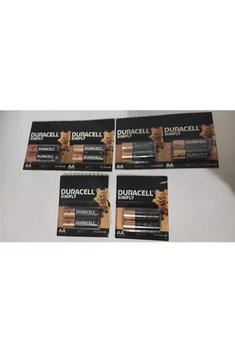 Duracell Alkalin 1,5 Volt Kalem Pil Aa 2x6 = 12 Ad