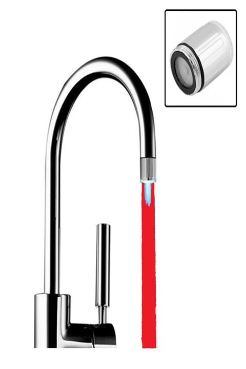 NARGO Işıklı Musluk Başlığı Kırmızı