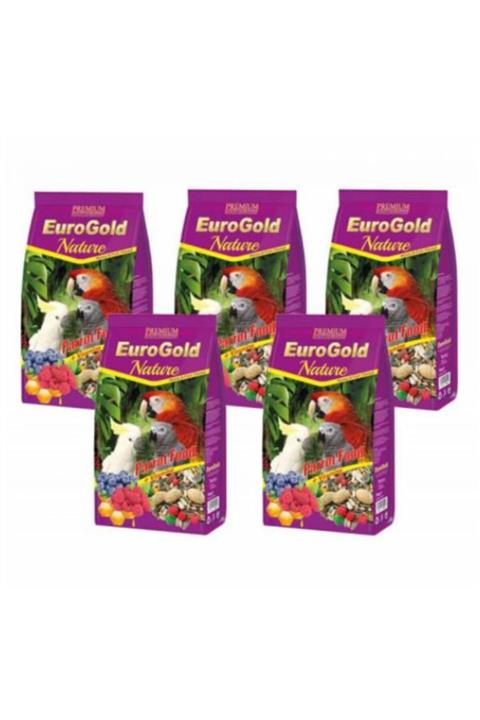 EuroGold Euro Gold Papağan Yemi 750 Gr 5 Adet
