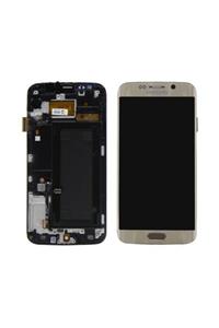 Samsung G925 S6 Edge Lcd Ekran Oled Gold