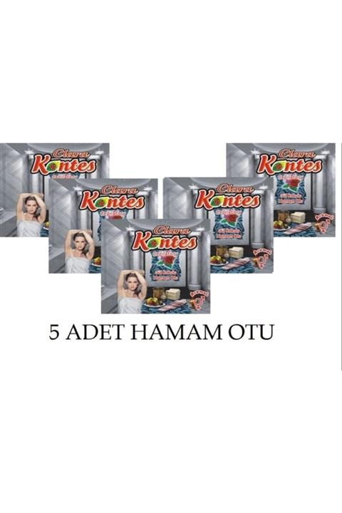 Kontes 5 Adet Tüy Dökücü Hamam Otu Tozu