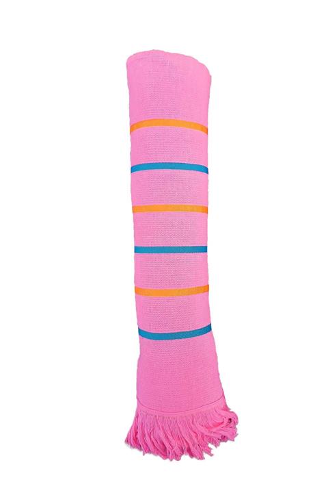 horussweetshop Elmira 2 Li Pamuklu Banyo Deniz Plaj Peştemal Havlu 70x150 Cm Pembe