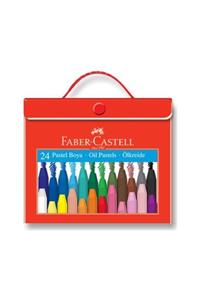 Faber Castell Pastel Boya 24 Renk Çantalı