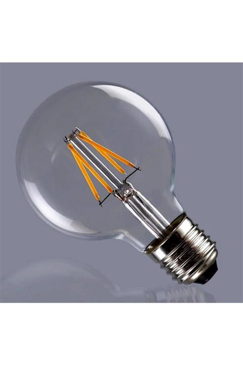 Heka Erd46 G95 Glop Edison Flamanlı Rustik Led Ampul 6 Watt