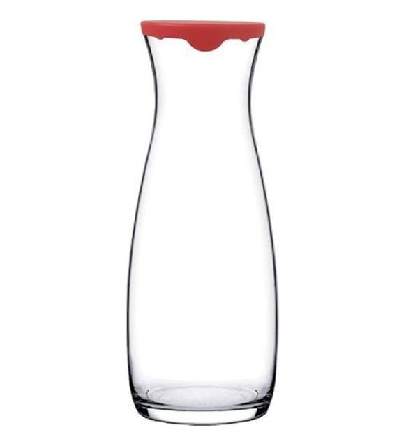 Paşabahçe Amphora Karaf Kırmızı Silikon Kapaklı Sürahi Kavanoz Vazo 1lt (43813)