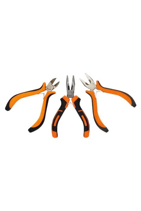 Vk&Vk Mini Yan Keski Yaylı Kargaburun Pense Tamir Bakım Onarım