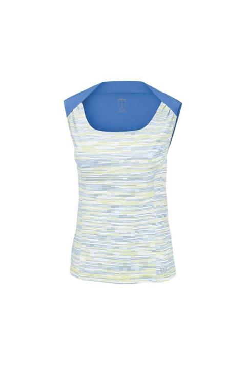 Wilson Tank Star Striated Kadın Tenis T-shirt Wra748301