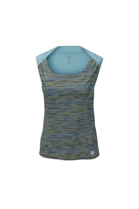 Wilson Tank Star Striated Kadın Tenis T-shirt Wra748303