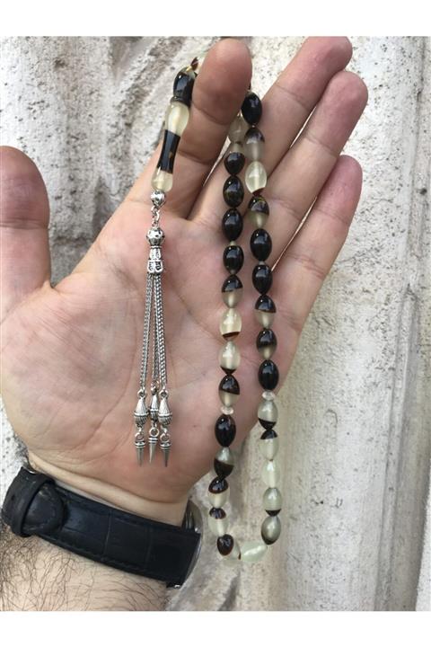 Sultan Telkari Karanlıkta Parlayan Renk Cümbüşü Kedi Gözü Toz Kehribar Tesbih