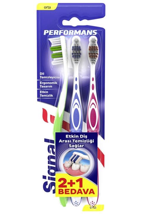 prosignal Marka: Signal Diş Fırçası Performans Orta 2+1 Kategori: Manuel Diş Fırçası