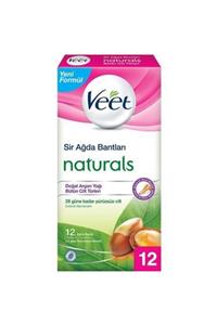 Veet Ağda Bandı Naturals 12'li Argan Yağı