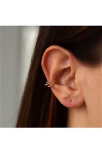 Çağdaş Kuyumculuk Üçlü Burgu Earcuff