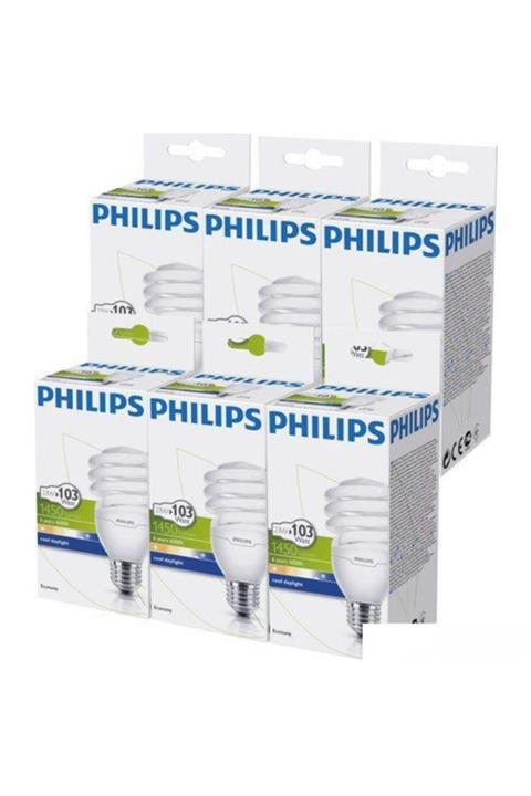 Philips 3 Adet Phılıpss 23 Watt Tasaruflu Ampül Beyaz Işık 6500k