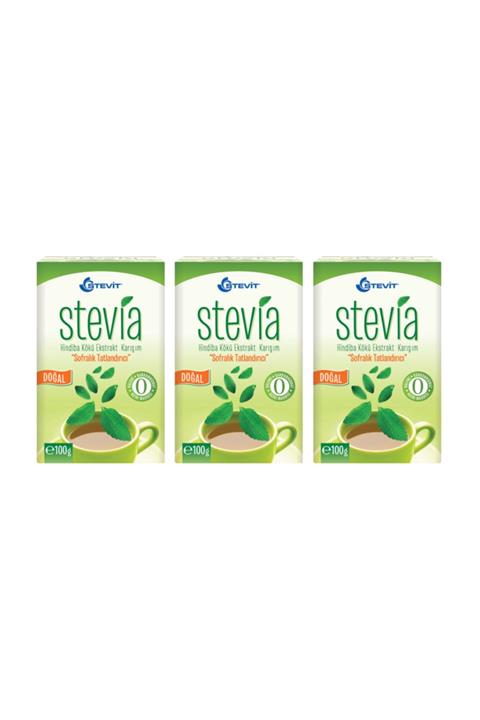 Balen Stevit Stevia & Hindiba Kökü Ekstraktı 100 Gr X 3 Adet