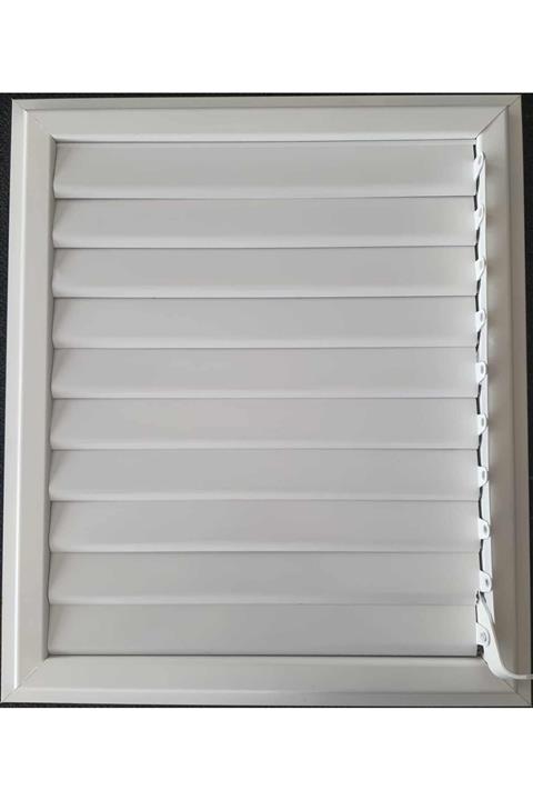 Hiber Alüminyum 55x40 Beyaz Alüminyum Menfez