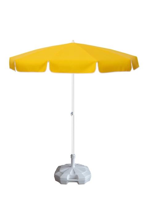 matchbang 2 Metre Plaj Şemsiyesi Sarı Renk Polyester(Bidon )