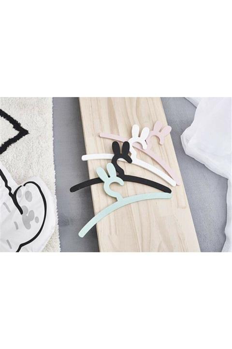 HONEY CONCEPT Dekoratif Ahşap Tavşan Askılık 4`lü