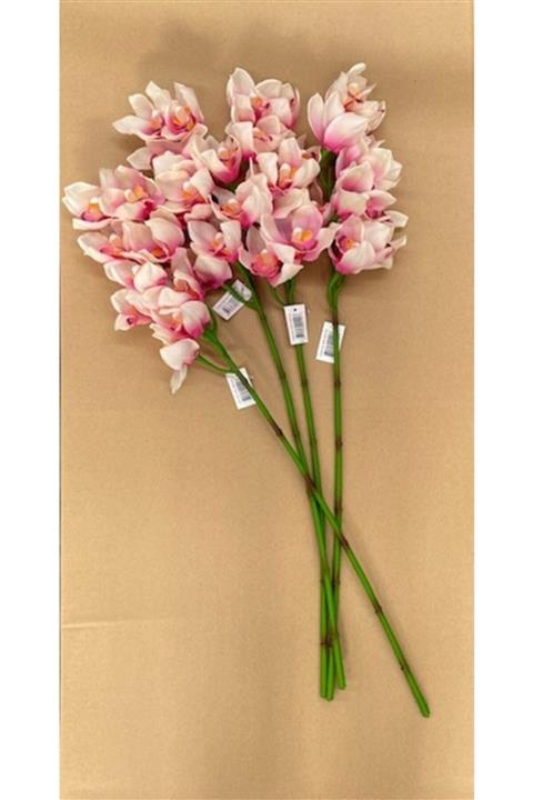 Esy concept Orkide Yapay Çiçek 9 Kandil 70 Cm Pembe Rengi 2 Adet Fiyatıdır