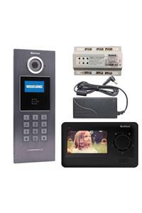Multitek 15 Daire Mb-11 Görüntülü Diafon Siyah