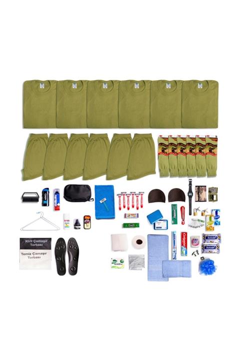 Asker Kolisi Erkek 6'lı Her Şey Dahil Asker Seti