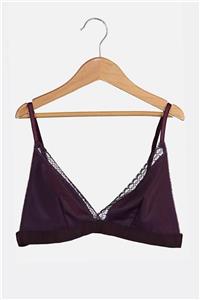 DEEP SECRET Mor Yakası Dantelli Micro Bralet Ds200454sbr