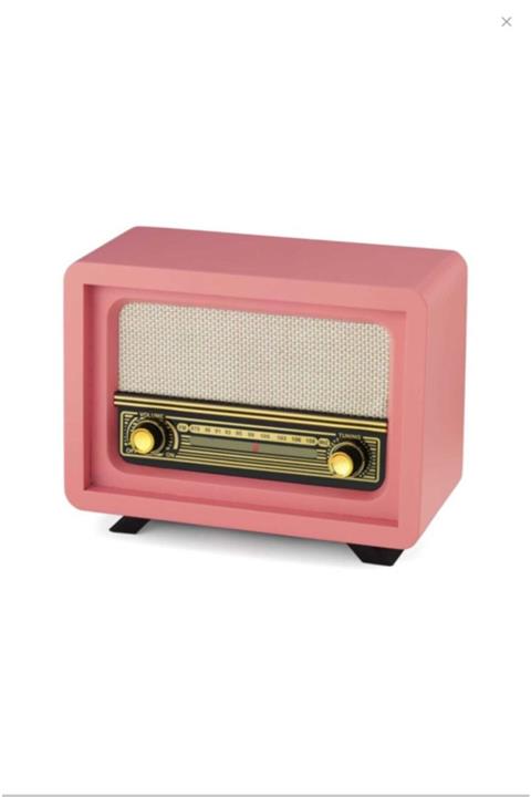 Otantik Çarşı Ahşap Beyoğlu Model Şarjlı Nostaljik Radyo