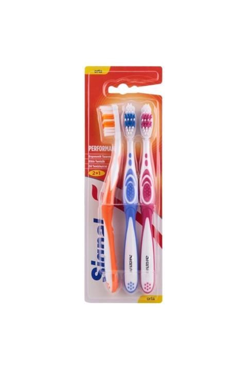 Signal Diş Fırçası Performans Black Orta 2+1
