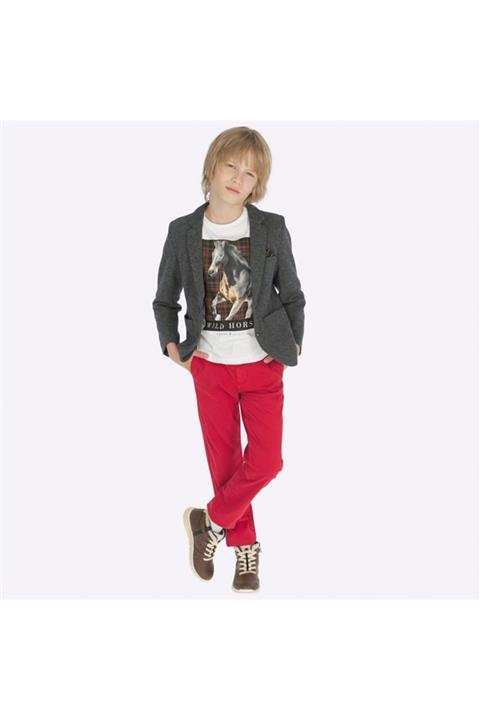 MAYORAL Erkek Çocuk Kırmızı Pantolon
