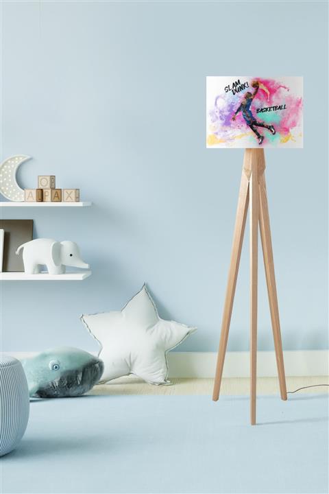 Homamia Dekoratif Çocuk Odası Lambader Basket