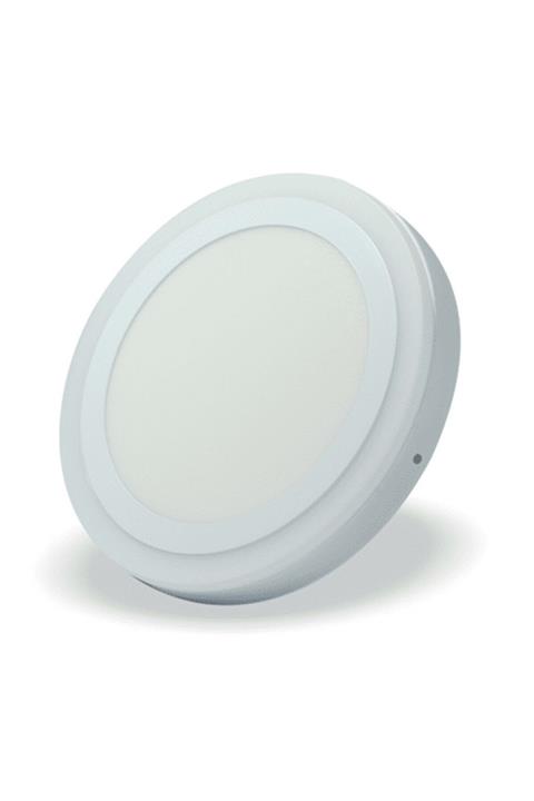 KAE Dekoratif16w (12+4)çift Renkli Sıva Üstü Led Spot-beyaz-günışığı