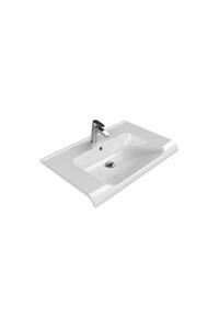 TURKUAZ 80x50 cm Anova Etejerli Lavabo 090700