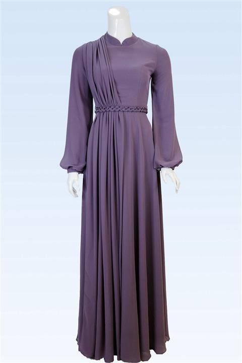 sarıhan Kadın Mor Elbise 3986