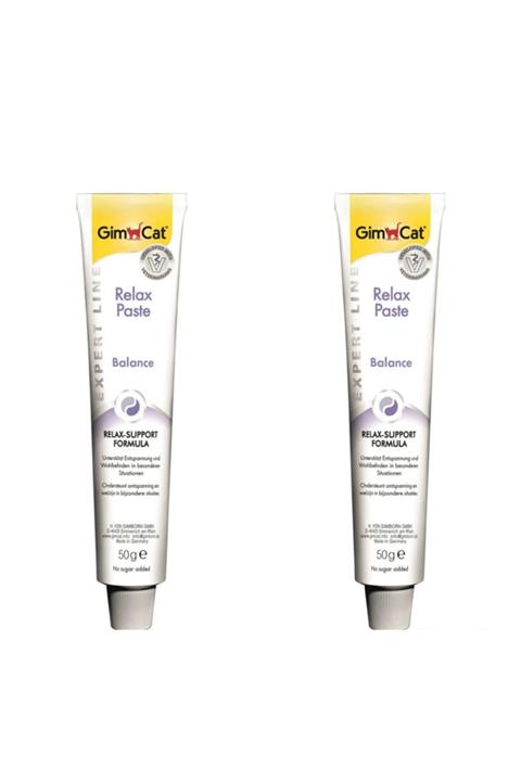 Gimcat Relax 50 gr Anti-stress Paste Kedi Macunu Relax Sakinleştirici 50 gr X 2 Adet