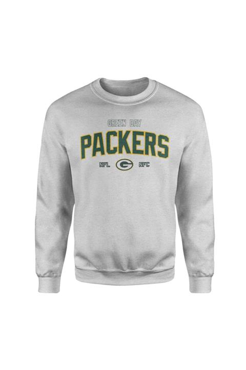 NSJ SPORTIVE Unisex Gri Green Bay Packers Sweatshirt