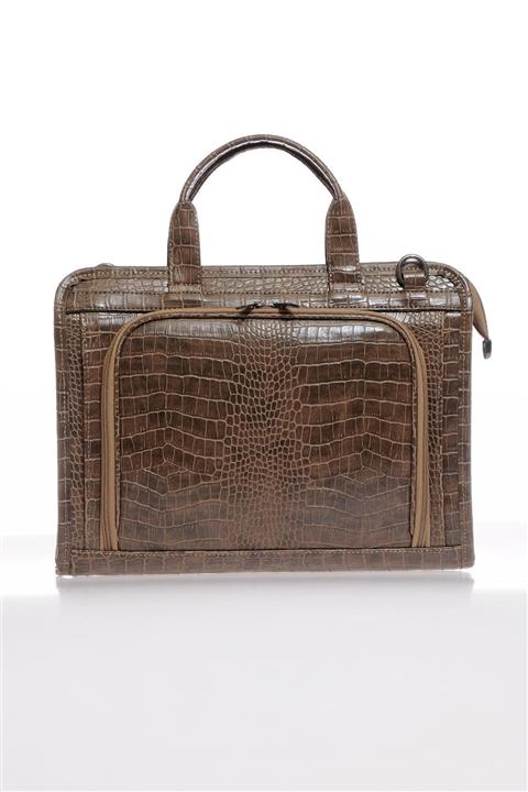 Sergio Giorgianni Luxury Sg071219 Kroko/vizon Unisex Evrak Çantası