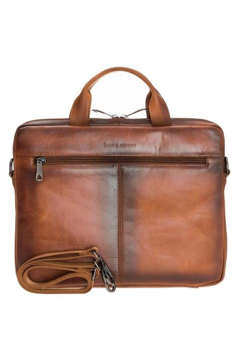 Bouletta Apollo Deri Notebook Evrak Çantası Taba/gri/siyah/kahve