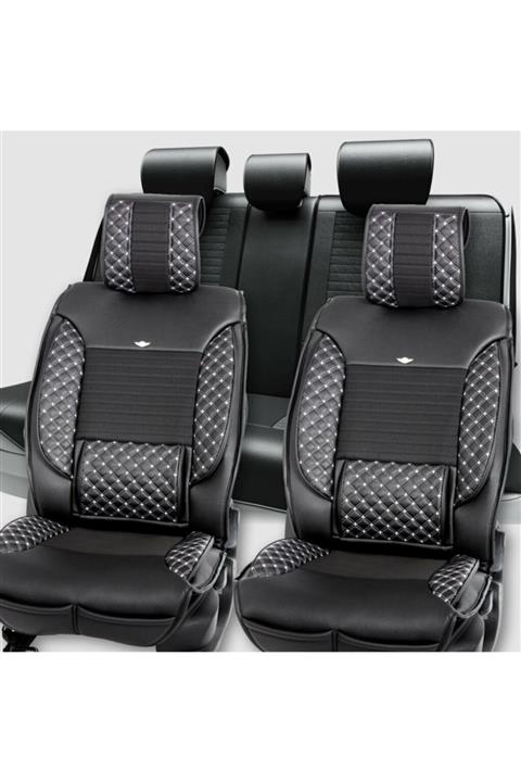 Stil Renault Kango 2 Lüks Deri Oto Koltuk Kılıfı Ön/arka Set