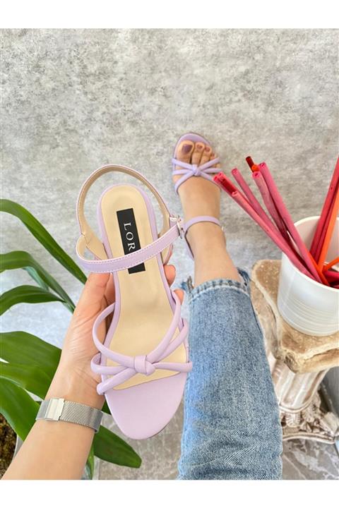 LORİA Kadın Lila Sandalet 5085