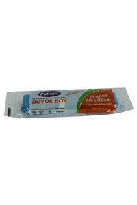 Polmix Çöp Torbası Büyük Boy 65x80cm 70gr 14mikron 50lt Mavi Rulo 10 Adet