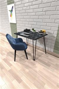 Vudi Design Lifos Çalışma Masası Mermer Desenli 6 Renk