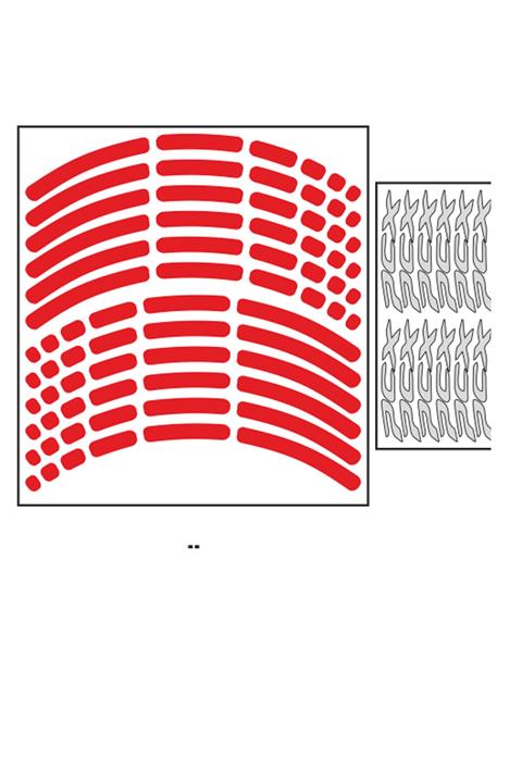 Honda Reflektör Kırmızı I Pcx Jant Şeridi (pcxşrt010)