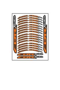 Honda Turuncu Baskı Cbr Jant Şeridi (cbrşrt021)