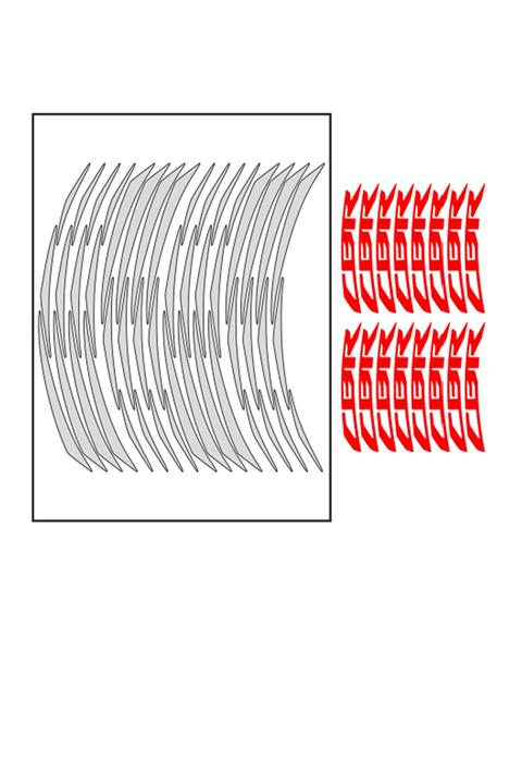 Honda Reflektör Beyaz Cbr Jant Şeridi (cbrşrt011)