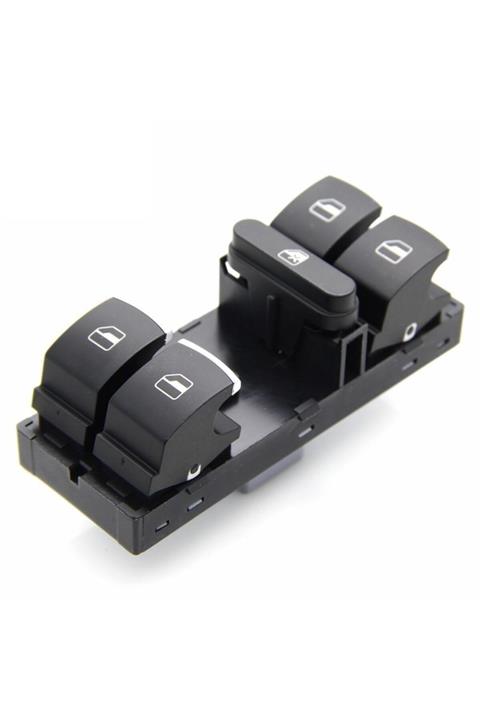 MCAR Volkswagen Golf 2006 2013 Model Krom 5 6 Sol Dörtlü Cam Düğmesi