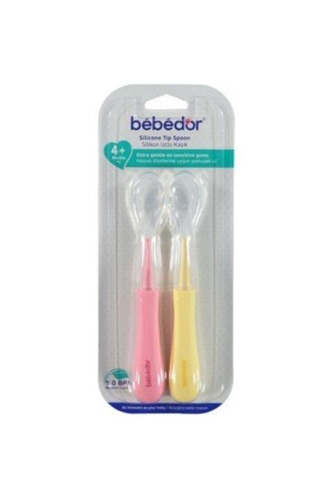 Bebedor Silikon Uçlu Kaşık 2li 4+ Ay